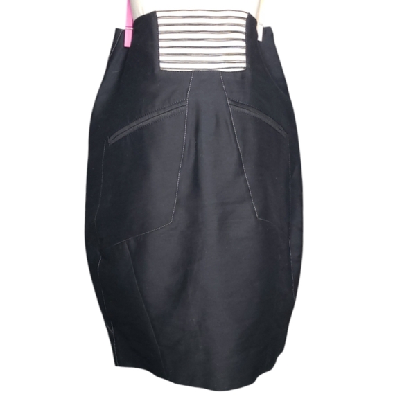 Uber Rare Marithe et Francois Girbaud Designer Structured Pockets Unique Skirt - Picture 16 of 16